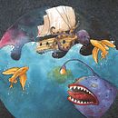 Mon projet du cours :  Techniques d'aquarelle pour des illustrations féériques. Projekt z dziedziny Trad, c, jna ilustracja,  R, sunek, Malowanie akwarelą, Ilustracja w i dawnicza użytkownika Silvia Gilli - 19.07.2022