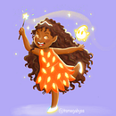 Personagem Prosperita. Ilustração tradicional, Design de personagens e Ilustração infantil projeto de Gabriela Alves - 20.01.2023