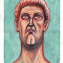 My project for course: Stylized Portrait Painting with Gouache. Projekt z dziedziny Trad, c, jna ilustracja,  Malarstwo i Malowanie gwaszami użytkownika Davide Santarsiere - 21.01.2023