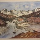 Mi proyectEo del curso: Pintura de paisajes realistas con acuarela. Artes plásticas, Pintura, Esboçado, Pintura em aquarela e Ilustração naturalista projeto de Silvia Adriana Iglesias - 22.01.2023