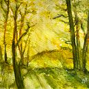 My project for course: Dreamy Watercolor Landscapes: Paint with Light. Een project van Schilderij y Aquarelschilderen van Jill Palumbo - 21.01.2023