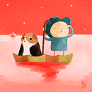 Mi trabajo. Un proyecto de Ilustración tradicional y Dibujo digital de Azul - 16.01.2023