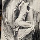 Mon projet du cours : Dessin contemporain du corps humain : expression et mouvement. Traditional illustration, Fine Arts, Drawing, Artistic Drawing, Acr, lic Painting, and Figure Drawing project by chrystel gomez - 01.21.2023