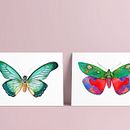 Mariposas 2023. Traditional illustration, and Watercolor Painting project by eluguina - 01.06.2023