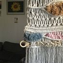 Il mio progetto del corso: Macraweave: combina macramè e tecniche di tessitura. Un proyecto de Diseño de complementos, Diseño de interiores, Decoración de interiores, Tejido, Macramé, Telar y Diseño textil de Angela De Tullio - 23.01.2023