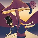 Meu projeto do curso: Ilustração vetorial dinâmica: os segredos da cor e da composição. Un proyecto de Ilustración tradicional, Ilustración vectorial, Ilustración digital e Ilustración editorial de Juliane Matos - 22.01.2023