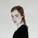 My project for course: Watercolor Portrait from a Photo. Un progetto di Illustrazione tradizionale, Pittura ad acquerello e Disegno di ritratti di Janet Chalif - 23.01.2023