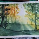 Mon projet du cours : Paysages oniriques à l'aquarelle : capturez la lumière. Un projet de Peinture , et Aquarelle de melimelo221 - 22.01.2023