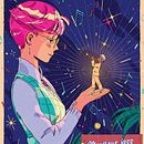 Montreux Jazz festival fake poster. Un proyecto de Ilustración tradicional de Tamara Strub - 08.03.2021