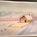 Mi proyecto del curso: Paisajes en acuarela: técnicas y herramientas experimentales. Un progetto di Belle arti, Pittura e Pittura ad acquerello di leti_garin - 24.03.2023