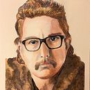 Mon projet du cours : Portrait artistique à l’aquarelle. Un progetto di Belle arti, Pittura, Pittura ad acquerello e Disegno di ritratti di Mélissa Côté - 10.12.2022