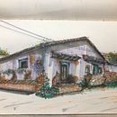 Mi proyecto del curso: Dibujo arquitectónico expresivo con marcadores de colores. . Un projet de Esquisse , Dessin, Illustration architecturale, Carnet de croquis et Illustration à l'encre de Catalina Duran - 16.01.2023
