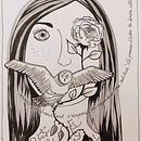 Mon projet du cours : Illustration artistique : dessinez votre imaginaire. Ilustração tradicional, Pintura, Criatividade, Desenho a lápis, e Desenho projeto de galeopsis - 25.01.2023