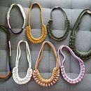 My project for course: Rope Jewelry for Beginners: Make Your Own Necklaces . Seni, Kerajinan, Desain Perhiasan, Macramé, Dan Desain Tekstil proyek oleh Patrícia Ihnatová - 01.25.2023