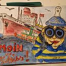 Mein Abschlussprojekt für den Kurs: Aquarellsketching: Drück deine Ideen aus  . Ilustrație tradițională, Schițe, Creativitate, Desen, Pictură în acuarelă și Caiet de schițe de Nadine Groth - 01.25.2023