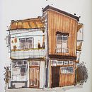 Mi proyecto del curso: Dibujo arquitectónico expresivo con marcadores de colores. Projekt z dziedziny Sketching,  R, sunek,  R, sunek architektoniczn, Sketchbook,  R i sunek atramentem użytkownika Ana Grande - 24.01.2023