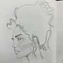 Mi proyecto del curso: Sketchbook de retrato: explora el rostro humano. Een project van  Schetsen,  Tekening,  Portrettekening,  Artistieke tekening y Sketchbook van chefmanuelgordillo_m - 26.01.2023