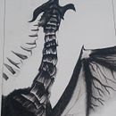 Sketchbook - Dragon . Een project van Traditionele illustratie van Karina Mamani Carlosviza - 26.01.2023