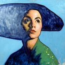 THE BLUE SHADOW. Traditional illustration project by Isabel Garmon - 01.26.2023
