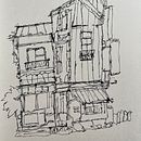 Mein Abschlussprojekt für den Kurs: Expressive Architekturskizzen mit Markern. Un progetto di Bozzetti, Disegno, Illustrazione architettonica, Sketchbook e Illustrazione con inchiostro di sabinche - 27.01.2023
