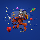 Mi proyecto del curso: Creación de personajes en 3D con Blender . Un progetto di 3D, Character design, Modellazione 3D, Character design 3D e Progettazione 3D di Luis Corrales - 27.01.2023