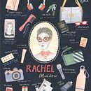 What's in Her Bag?. Een project van Traditionele illustratie y Redactioneel ontwerp van Trudi Dowling - 26.12.2018