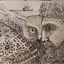 ODISSEA ( I bozzetti). Painting, Traditional illustration, Fine Arts, Artistic Drawing, Colored Pencil Drawing, and Watercolor Painting project by Giovanni MEDUSEI - 01.28.2023
