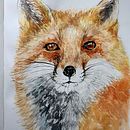 Fox. Projekt z dziedziny Trad, c i jna ilustracja użytkownika Yanet Morales - 28.01.2023