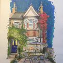 The House of Light & Love  . Ilustrasi tradisional, Desain & Ilustrasi Arsitektur proyek oleh Annabel Wood - 01.29.2023