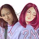 introduce myself . Ilustrație tradițională de missmoncha - 01.28.2023