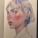 Mi proyecto del curso: Dibujo de retratos llamativos con lápices de colores Ein Projekt aus dem Bereich Zeichnung, Porträtzeichnung, Sketchbook und Zeichnen mit Buntstiften von Montse Notari - 30.01.2023