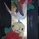 Blue boobie dance. Painting, Fine Arts, Acr, and lic Painting project by Michelle Roe - 01.26.2023