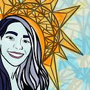 Retrato No. 5: Amapola. Een project van Traditionele illustratie van Mala Braz - 15.12.2022