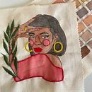 Meu projeto do curso: Criação de retratos bordados com aquarela . % Denise Cristine tarafından hazırlanan Tablo, Sulubo, a Resim, Nakış, Ve Tekstil Tasarımı projesi - 01.31.2023