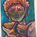Mi proyecto del curso: Retrato expresivo con gouache. Un proyecto de Ilustración tradicional, Pintura y Pintura gouache de Ester Sánchez Chacón - 27.01.2023