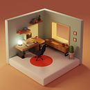 low poly room blender. 3D Modeling project by bernatdelriojorba - 01.31.2023