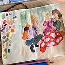 My project for course: Exploratory Sketchbook: Find Your Drawing Style . % Janneke Swinkels tarafından hazırlanan Geleneksel illüstras, on, Eskiz çizimi, Yaratıcılık, Çizim, Sulubo, a Resim, Eskiz defteri, Guaj Bo, Ve ama projesi - 01.31.2023