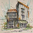 Mijn project van de cursus: Creëer expressieve architecturale schetsen met kleurstiften. Een project van  Schetsen,  Tekening,  Architecturale illustratie, Sketchbook y  Illustratie met inkt van Natalia Kołodziej - 01.11.2022