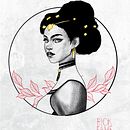 Mi proyecto del curso: Diseño de tatuaje de autor con Procreate. Projekt z dziedziny Trad, c, jna ilustracja, Projektowanie graficzne,  R, sunek, Ilustracja c, frowa, Projektowanie tatuaż, R, sunek c i frow użytkownika Ricardo Gil Gallego - 01.02.2023