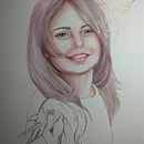 Il mio progetto del corso: Ritratto ad acquerello a partire da una fotografia. Projekt z dziedziny Trad, c, jna ilustracja, Malowanie akwarelą i Portret użytkownika Athena - 01.02.2023