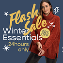Flash Sale graphics for curvychiconline.com Ein Projekt aus dem Bereich Design, Werbung, Grafikdesign, Marketing, T, pografie, Social Media und Vektorillustration von Colum Coyle - 01.02.2023