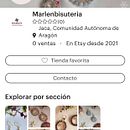 Mi proyecto del curso: Creación de una tienda en Etsy desde cero es una tienda de joyería en alambrismo llamada marlenbisuteria.etsy.com. Un progetto di E-commerce, Design di accessori, Artigianato, Costume design e Design di gioielli di Guillermina Peralta montero - 01.02.2023