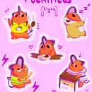 Mi proyecto del curso: Ilustración kawaii: crea personajes encantadores Ein Projekt aus dem Bereich Traditionelle Illustration, Design von Figuren und Manga von Linsy Salas - 01.02.2023