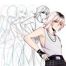 Mi proyecto del curso: Ilustración de personajes dinámicos  . Ilustrasi tradisional, Desain Karakter, Komik, Kreativitas, Menggambar, Gambar Digital, Dan Manga proyek oleh Abril Martinez Colín - 01.29.2023