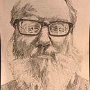 The Lockdown Project . Desen în creion, Desen de portret și Desen de Sylvie Kaos - 02.02.2023