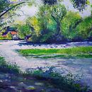My project for course: Painting Realistic Watercolor Landscapes. Un progetto di Belle arti, Pittura, Bozzetti, Pittura ad acquerello e Illustrazione naturalistica di Ans Breetveld - 02.02.2023