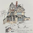 My project for course: Expressive Architectural Sketching with Colored Markers. Un proyecto de Bocetado, Dibujo, Ilustración arquitectónica, Sketchbook e Ilustración con tinta de Maureen Conly - 30.01.2023