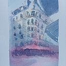 Meu projeto do curso: Desenho arquitetônico com aquarela e tinta. Un progetto di Bozzetti, Disegno, Pittura ad acquerello, Illustrazione architettonica, Sketchbook e Illustrazione con inchiostro di sofia_97 - 04.02.2023