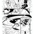 X-MEN COMIC PAGES (portfolio test). Traditional illustration, Comic, Stor, and board project by Ibon Arribas - 11.08.2022