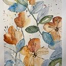 Mein Abschlussprojekt für den Kurs: Blumenkompositionen mit Aquarell: Verbinde dich mit der Natur Ein Projekt aus dem Bereich Traditionelle Illustration, Malerei, Aquarellmalerei und Botanische Illustration von Carina Reinisch - 06.02.2023